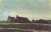 Vincent Van Gogh Farmhouses (nn04) Spain oil painting artist